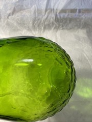 VTG GALLO Flavor Guard Glass Green Half Gallon Empty Decorative Bottle