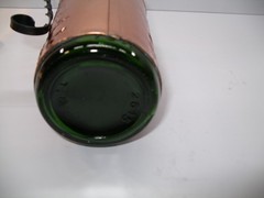 Wine Bottle Decanter Paris France Eiffel Tower Empty Bar Deco Copper
