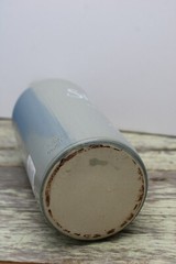 Ceramic Wine Bottle Empty Silver Unoaked Chardonnay Mer Soleil 2012 750ml