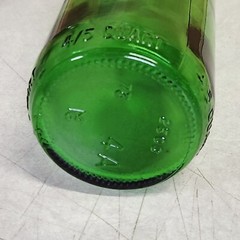 Vintage 4/5 Quart Green Wine Bottle 12&Prime; Tall 73 Marked