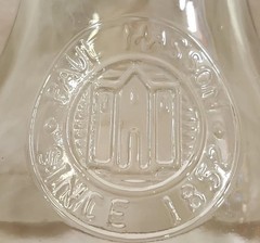 Vintage Paul Masson 9 3/4” tall Glass Wine Carafe Since 1852 Decanter Pitcher