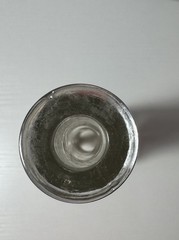 Vintage Wicker Ratan Unbranded Clear Bottle – Vase, Decor