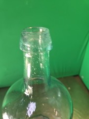 Vintage Green Glass Demijohn Aqua Gallon Bottle – 15&Prime;H X 6&Prime;Dia | Unique