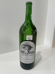 VTG SILVER OAK Wine Bottle Empty Magnum 1.5 Liter 1984 Man Cave 80’s Cabernet