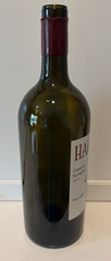 Hall Wines Napa Valley Cabernet Empty Magnum Bottle 1.5L 16.5&Prime; Tall by 5&Prime; diam