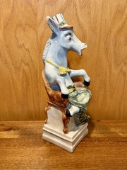 Vtg Donkey Horse Liquor Decanter Empty Bottle 12&Prime; Red Wine Mareialla Product