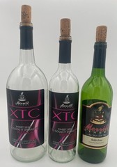 Merritt Winery Wine Bottles Lot of 3 XTC & Bella Rosa 1.5L Magnum + 750ml Empty