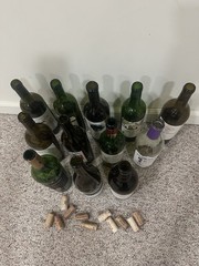Lot of 12 Empty Wine Bottle-750ml