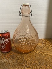 Vintage Casadis Milano Jus de Fruits 2 Liter Wine Decanter/Bottle with topper