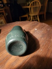 Vtg Green Bottle 5 1/2&Prime;, J.M. Da Fonseca Azeitao Portugal
