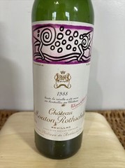 Chateau Mouton Rothschild Pauillac 1988 Empty Bottle No Cork