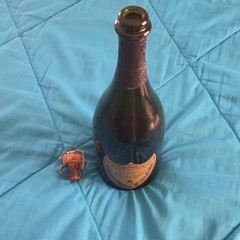 Empty Dom Pérignon Cuvée Vintage 1990 750 mL w/ Box & Booklet And Cork