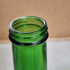 Vintage Christian Brothers Green Liquor Wine Bottle One Half Gallon