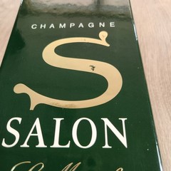 1997 Salon Le Mesnil EMPTY Bottle Box Booklet Champagne Blanc de Blancs Vintage