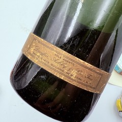 Vintage 1949 De St. Marceaux & Co. Reims Champagne Bottle Empty Collectible