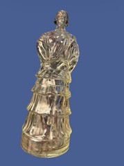 Vintage ~1950s ~ Dalmau Hermanos & Cia ~ Collectible Wine or Liquor Glass Bottle