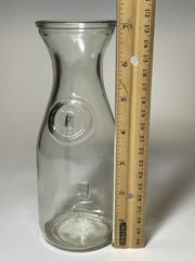 Vintage Wine Carafe Paul Masson Glass Since 1852 Single 7”