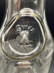 ‘89 Norman Kosarin Paul Masson Vineyards Etched Cherubs/Grapes Glass Wine Carafe
