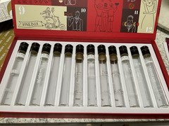 Vinebox 12 Advent Calendar Empty Glass Tube Bottles In Gift Box ONLY