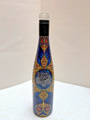 Vibrant Vine Decorative Wine Bottle 2014 Woops? Okanagan Valley BC Canada