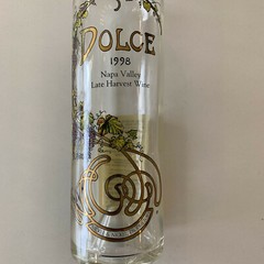 Dolce 1998 Napa Valley Late Harvest Wine 375ML half bottle Empty Bottle