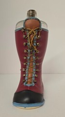 Vintage Antonio Marero Spanish Rose Wine Red Boxing Boot Decanter