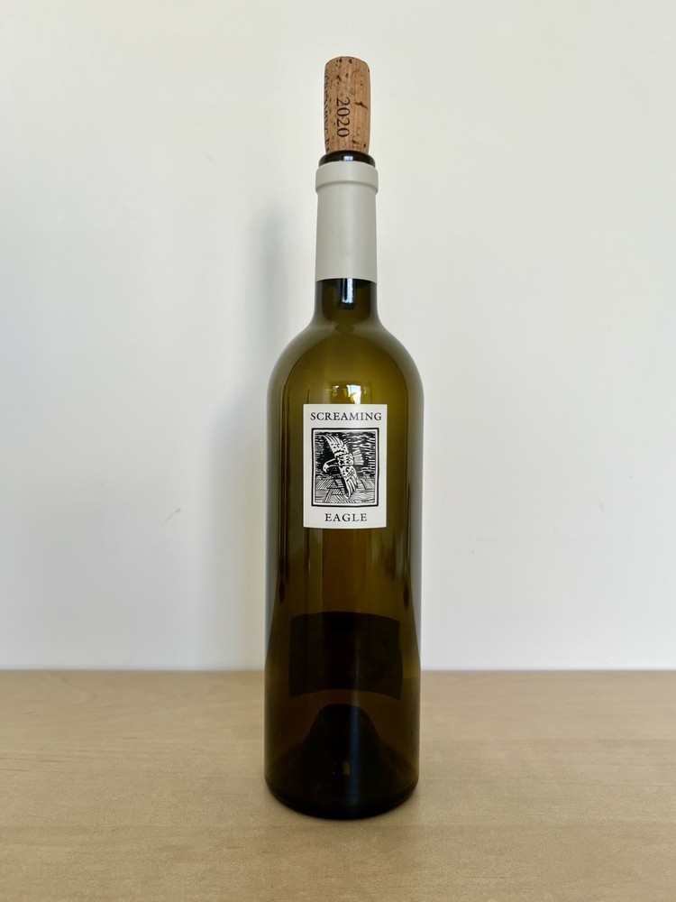 Screaming Eagle Oakville Napa Valley 2020 Sauvignon Blanc Empty Bottle with Cork