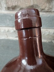 VINTAGE EMPTY MATEUS SPIRAL CARBONATED ROSE WINE BOTTLE 1 PINT OPORTO PORTUGAL