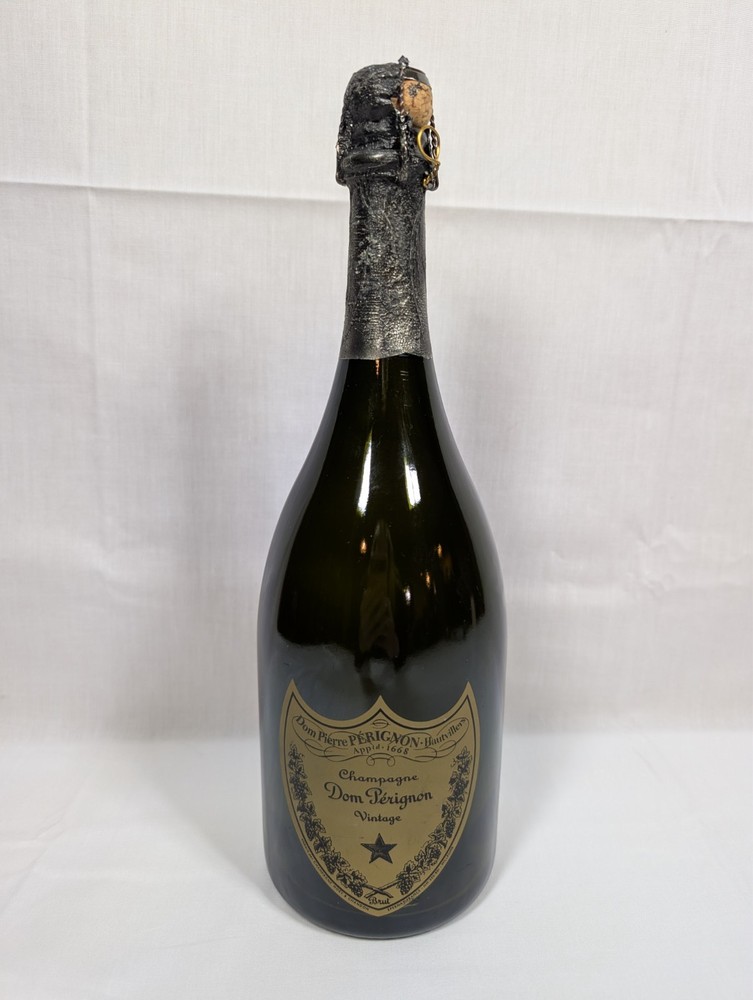 Vintage Dom Perignon Champagne Empty Bottle