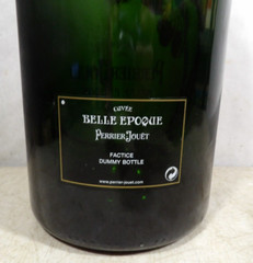 Vintage 1999 Perrier Jouet Floral Champagne Dummy Empty Bottle Prop Jeroboam Big