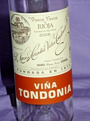 VINA TONDONIA Gran Reserva 2008 Rose Rioja R. LOPEZ DE HEREDIA Empty Wine Bottle