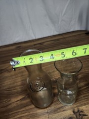 Vintage Paul Masson Since 1852 Glass Carafe Decanter Wine Pitcher Barware Clear