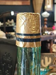 Vintage Civin Snake Wine Bottle