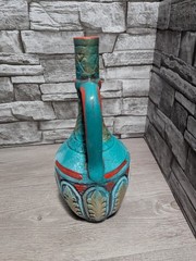 10.5&Prime; Medea Empty Ceramic Wine Bottle Pirate Decor Halloween Prop Jar Figurine