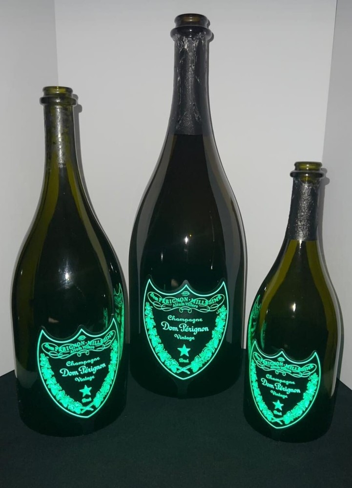 Empty Dom Perignon ChampaBottle 750 ML , 3 Different Size , 750 ML , 1.5 Lt ,3lt