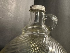 Vintage Italian Swiss Colony California 1950&rsquo;s Glass Gallon Wine Bottle Empty