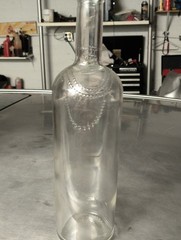 Empty Gerard Bertrand Bottle Baie de Perles Designed By Chantal Thomass France