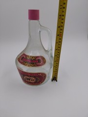Vintage Gold Seal Wine New York State Burgundy One Half Gallon Tilt Decanter