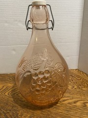 Vintage Casadis Milano Jus de Fruits 2 Liter Wine Decanter/Bottle with topper