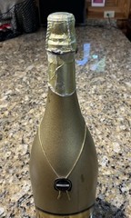 Vintage Large Store Display Wine Bottle Präsidenten Gold 3L Big Huge Germany Bar