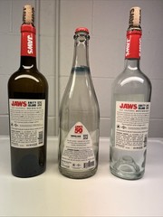 Jaws 50th Anniversary Decorative Complete 3 Wine Bottle Set