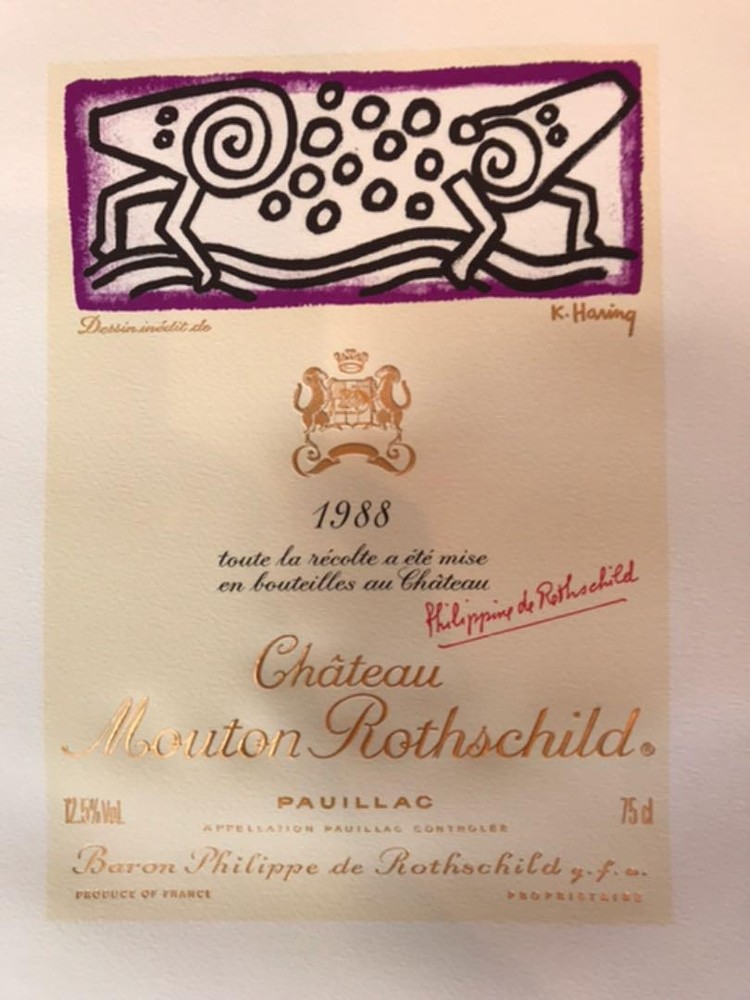 Chateau Mouton Rothschild 1988 Keith Heading