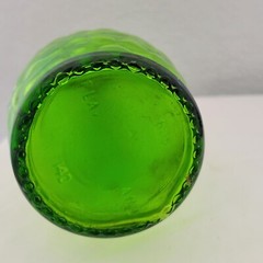 Vintage 4/5 Quart Gallo Wine Flavor Guard Bottle Embossed Grapes Green Glass