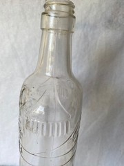 RARE « SEABO » WINE BOTTLE JACKSONVILLE FL 12 INCHES TALL 4/5 Qt