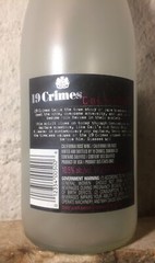 19 Crimes SNOOP DOGG Cali Rose Empty Frosted Wine Bottle Limited Release Crafts