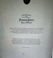 EMPTY PERRIER JOUET CHAMPAGNE 2011y. BELLE EPOQUE BOX & BOTTLE Floral 750ml