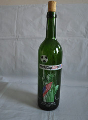 1994 FIFA World Cup USA Liberty Empty Wine Bottle with Cork Bordeaux France 1993
