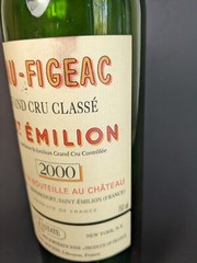 2000 Chateau Figeac St Emilion (empty) Bordeaux Bottle