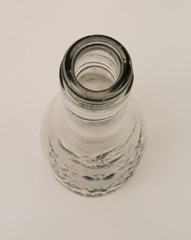 Garrett & Co. Inc. Virginia Dare Wine Bottle New York USA Clear Glass 1 5/8 PTS.