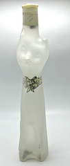 Mosel Happy Cat 13&Prime; Clear Frosted Cat Riesling, Mosel, Germany Collectors Bottle